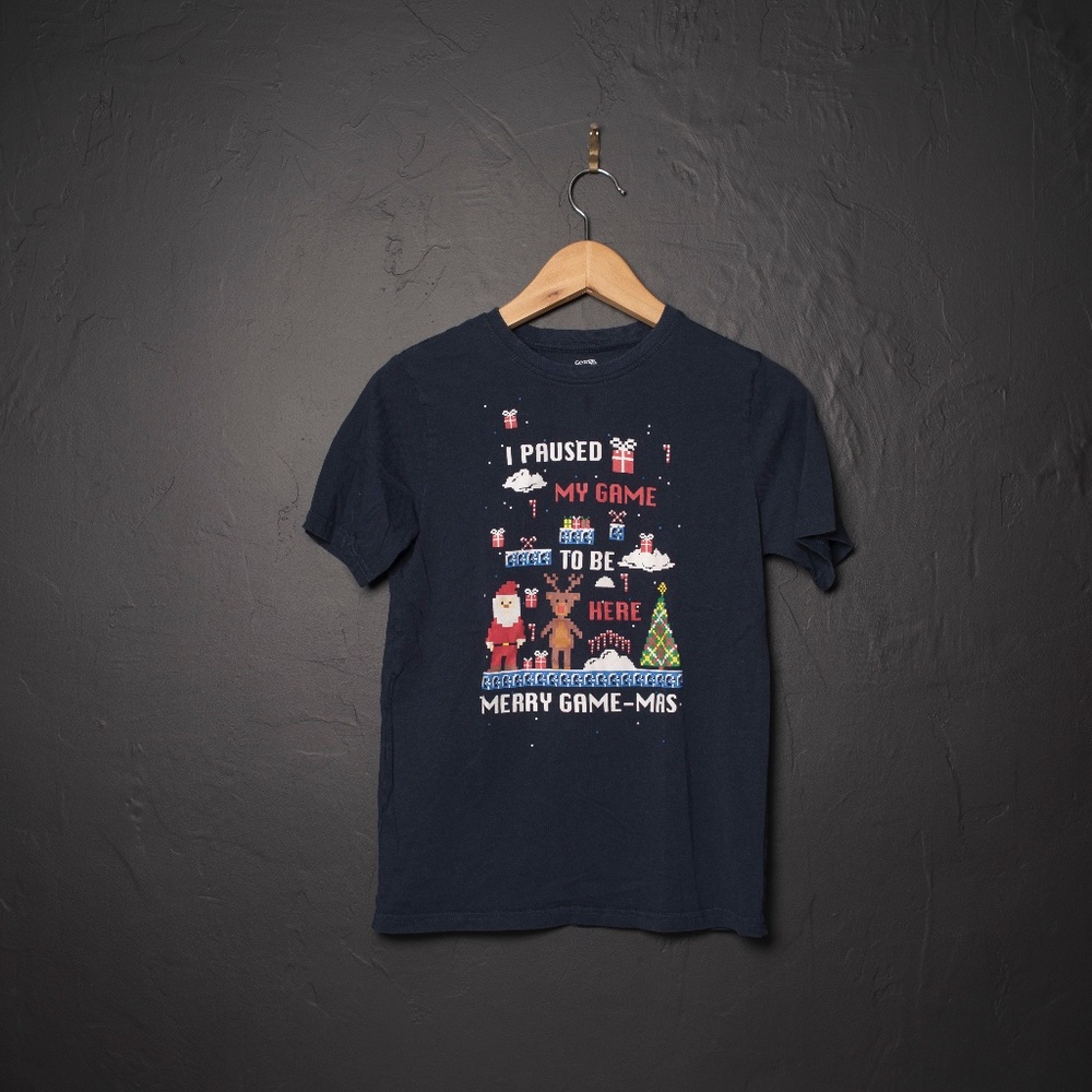 Kids Pause My Game Graphic T-shirt Sz XL 14 - 16